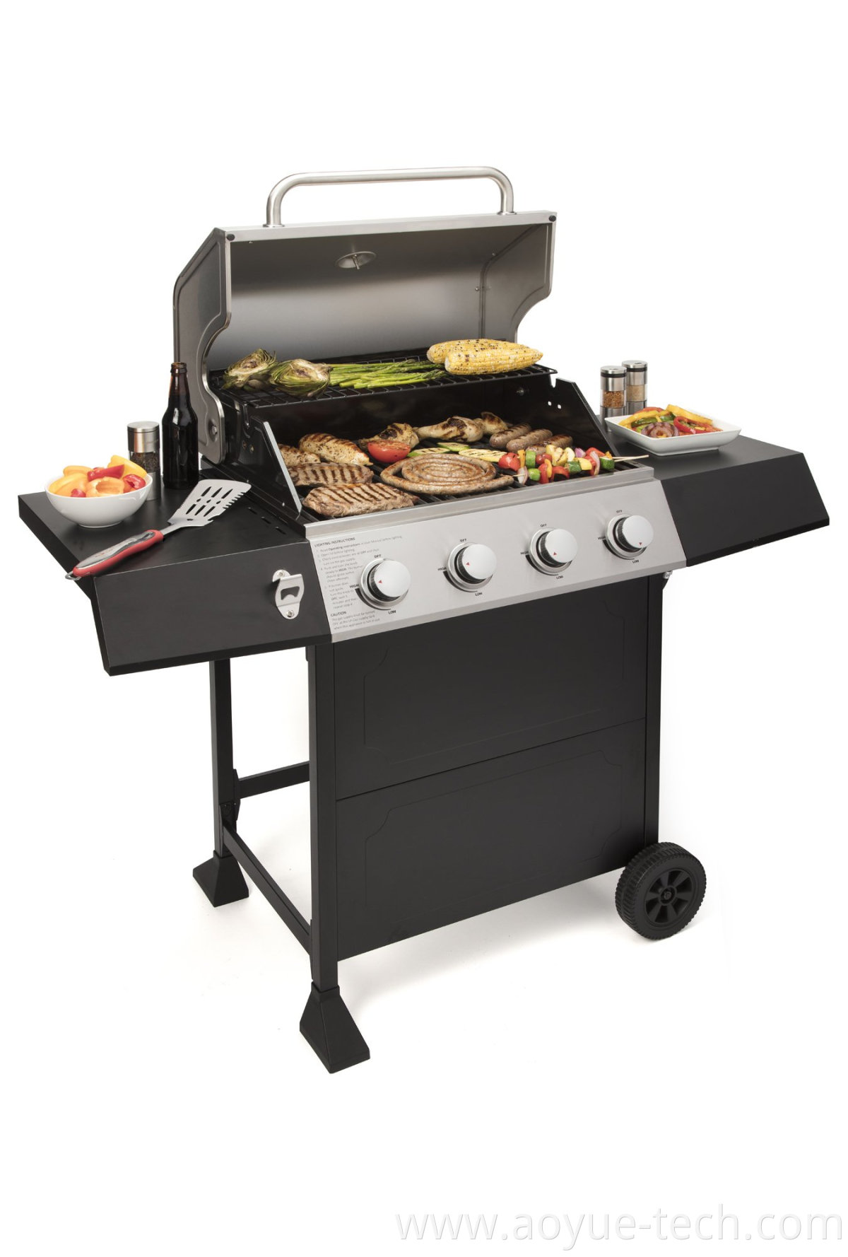 Full Size Four-Burner Gas Grill-04